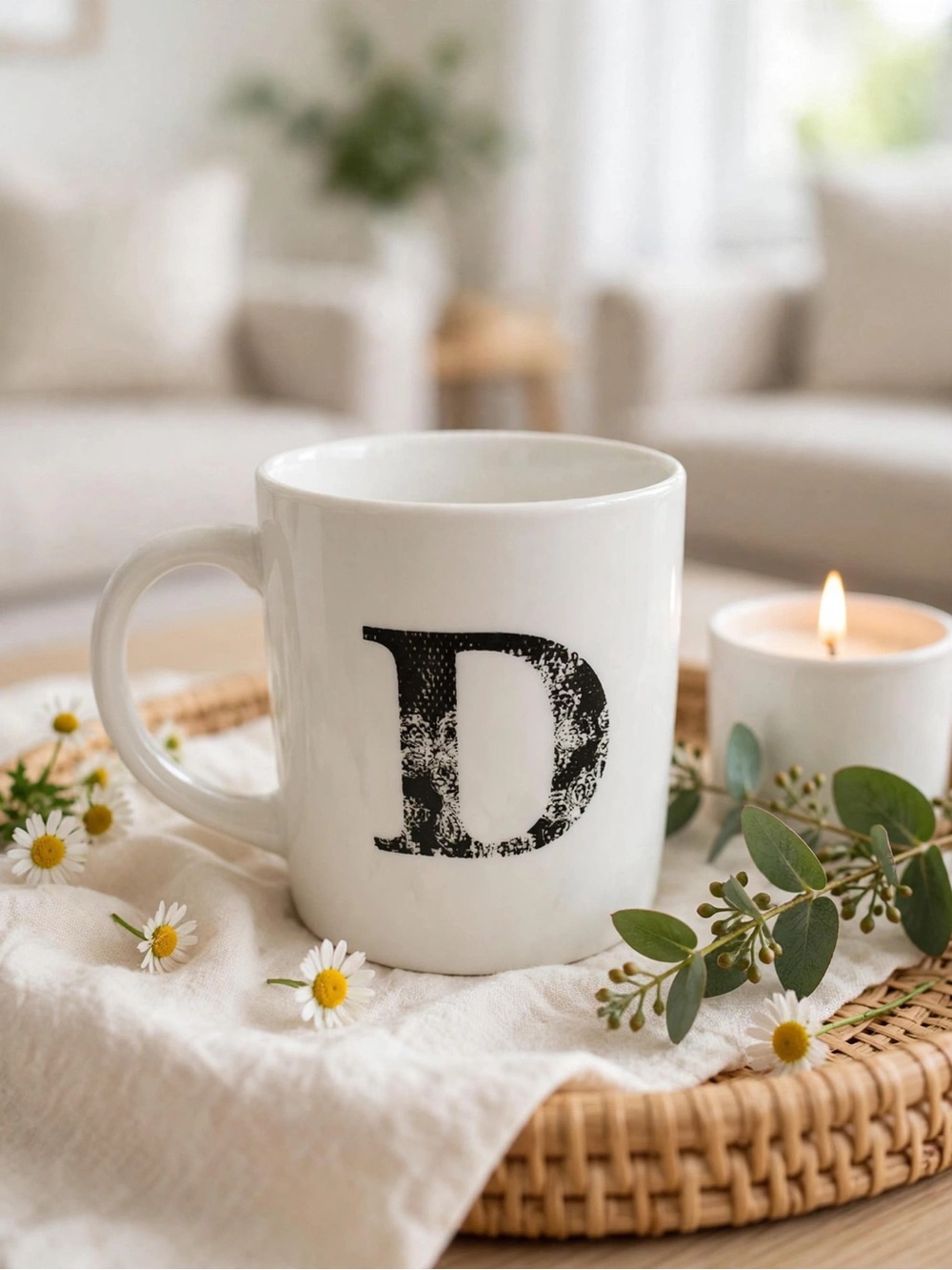 Sears Monogram “D” Mug